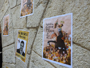 Manifestaci&oacute; contra l'acte de la Fundaci&oacute; Princesa de Girona