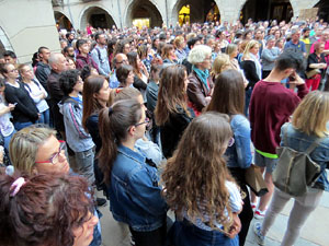 Manifestaci&oacute; contra la sent&egrave;ncia de La Manada