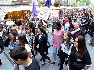 Manifestaci&oacute; contra la sent&egrave;ncia de La Manada