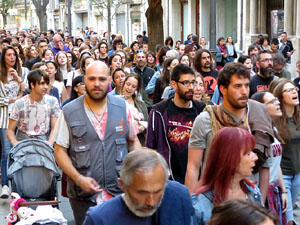 Manifestaci&oacute; contra la sent&egrave;ncia de La Manada