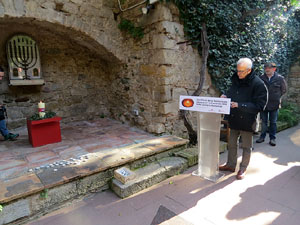 Dia de la Mem&ograve;ria de l'Holocaust i la Prevenci&oacute; dels Crims contra la Humanitat al Pati dels Rabins del Centre Bonastruc &ccedil;a Porta
