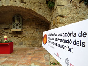 Dia de la Mem&ograve;ria de l'Holocaust i la Prevenci&oacute; dels Crims contra la Humanitat al Pati dels Rabins del Centre Bonastruc &ccedil;a Porta