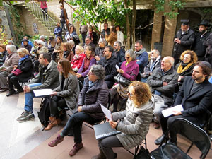 Dia de la Mem&ograve;ria de l'Holocaust i la Prevenci&oacute; dels Crims contra la Humanitat al Pati dels Rabins del Centre Bonastruc &ccedil;a Porta