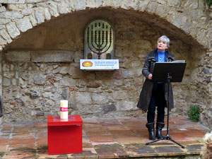 Dia de la Mem&ograve;ria de l'Holocaust i la Prevenci&oacute; dels Crims contra la Humanitat al Pati dels Rabins del Centre Bonastruc &ccedil;a Porta