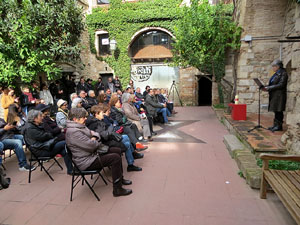 Dia de la Mem&ograve;ria de l'Holocaust i la Prevenci&oacute; dels Crims contra la Humanitat al Pati dels Rabins del Centre Bonastruc &ccedil;a Porta