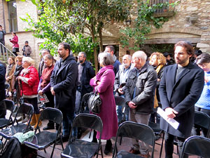Dia de la Mem&ograve;ria de l'Holocaust i la Prevenci&oacute; dels Crims contra la Humanitat al Pati dels Rabins del Centre Bonastruc &ccedil;a Porta
