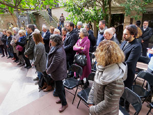 Dia de la Mem&ograve;ria de l'Holocaust i la Prevenci&oacute; dels Crims contra la Humanitat al Pati dels Rabins del Centre Bonastruc &ccedil;a Porta