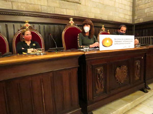 Dia de la Mem&ograve;ria de l'Holocaust i la Prevenci&oacute; dels Crims contra la Humanitat al Sal&oacute; de Plens de l'Ajuntament de Girona