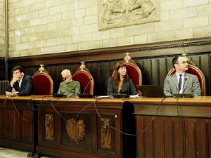 Dia de la Mem&ograve;ria de l'Holocaust i la Prevenci&oacute; dels Crims contra la Humanitat al Sal&oacute; de Plens de l'Ajuntament de Girona