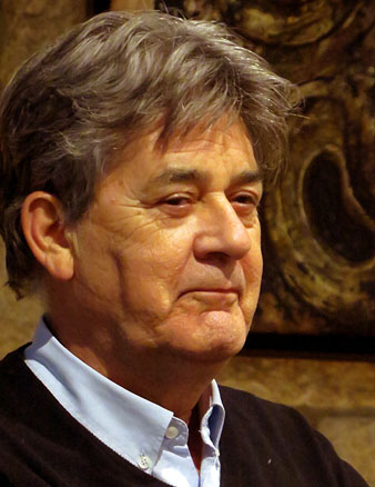 El llibreter Guillem Terribas durant l'acte