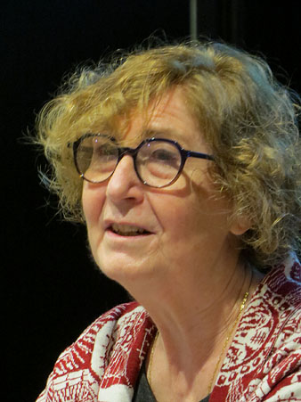 La presidenta del Gremi de Llibreters de Cataluya Carme Ferrer durant el seu parlament