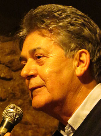 El llibreter Guillem Terribas durant l'acte