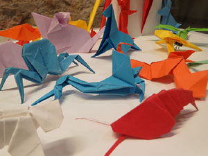 Origami. Exposici&oacute; de Jordi Pericot al Centre C&iacute;vic de Santa Eug&egrave;nia de Ter - Can Ninetes