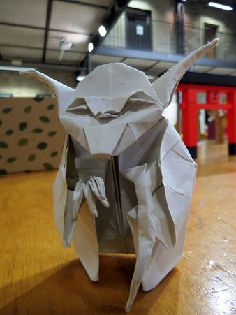 Figura feta amb la t&egrave;cnica de l'Origami