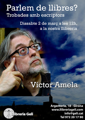 Cartell de l'esdeveniment amb V&iacute;ctor Amela
