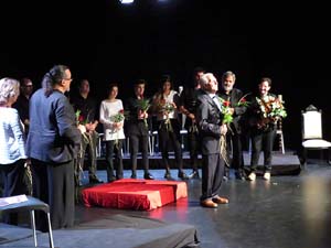 Representaci&oacute; de 'El Pessebre g&ograve;tic de Girona' de Josep Tarr&eacute;s a la sala La Planeta