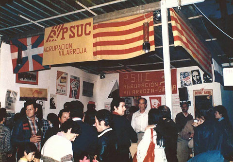 Agrupaci&oacute; del PSUC del barri de Vila-roja