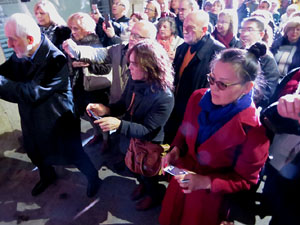 Premis homenatge Xavier Cugat, organitzat pel Festival de Cinema de Girona, a la pla&ccedil;a de l'Oli