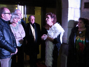Premis homenatge Xavier Cugat, organitzat pel Festival de Cinema de Girona, a la pla&ccedil;a de l'Oli