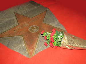 Premis homenatge Xavier Cugat, organitzat pel Festival de Cinema de Girona, a la pla&ccedil;a de l'Oli