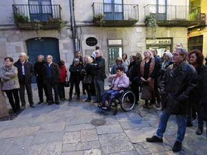 Premis homenatge Xavier Cugat, organitzat pel Festival de Cinema de Girona, a la pla&ccedil;a de l'Oli