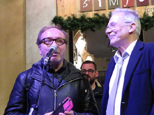 Premis homenatge Xavier Cugat, organitzat pel Festival de Cinema de Girona, a la pla&ccedil;a de l'Oli