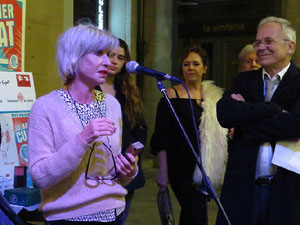 Premis homenatge Xavier Cugat, organitzat pel Festival de Cinema de Girona, a la pla&ccedil;a de l'Oli