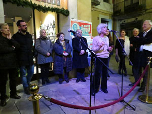 Premis homenatge Xavier Cugat, organitzat pel Festival de Cinema de Girona, a la pla&ccedil;a de l'Oli