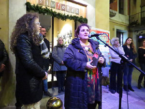 Premis homenatge Xavier Cugat, organitzat pel Festival de Cinema de Girona, a la pla&ccedil;a de l'Oli