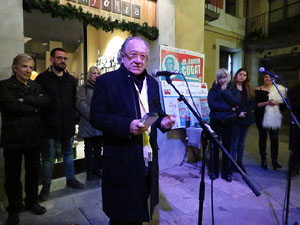 Premis homenatge Xavier Cugat, organitzat pel Festival de Cinema de Girona, a la pla&ccedil;a de l'Oli