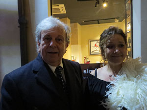 Premis homenatge Xavier Cugat, organitzat pel Festival de Cinema de Girona, a la pla&ccedil;a de l'Oli
