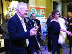Premis homenatge Xavier Cugat, organitzat pel Festival de Cinema de Girona, a la pla&ccedil;a de l'Oli