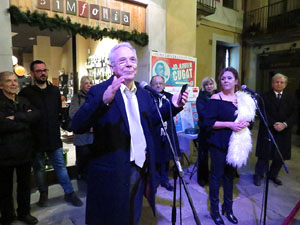 Premis homenatge Xavier Cugat, organitzat pel Festival de Cinema de Girona, a la pla&ccedil;a de l'Oli