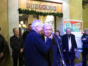 Premis homenatge Xavier Cugat, organitzat pel Festival de Cinema de Girona, a la pla&ccedil;a de l'Oli