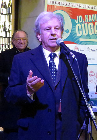 Joan Planas, m&agrave;nager art&iacute;stic de Cugat, durant l'esdeveniment