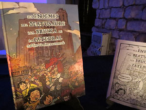 Presentaci&oacute; del conte 'Els enigmes del Beatusaure i la Bruixa de la Catedral'  al soterrani de la Catedral de Girona