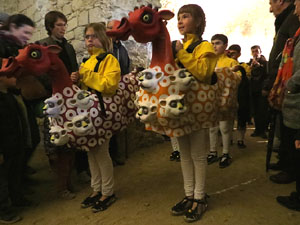 Presentaci&oacute; del conte 'Els enigmes del Beatusaure i la Bruixa de la Catedral'  al soterrani de la Catedral de Girona