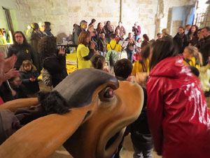 Presentaci&oacute; del conte 'Els enigmes del Beatusaure i la Bruixa de la Catedral'  al soterrani de la Catedral de Girona