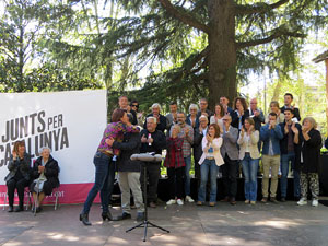 Presentaci&oacute; candidats de Junts per Catalunya a les eleccions municipals de Girona