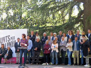 Presentaci&oacute; candidats de Junts per Catalunya a les eleccions municipals de Girona