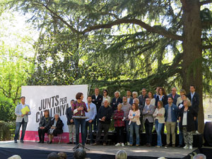 Presentaci&oacute; candidats de Junts per Catalunya a les eleccions municipals de Girona