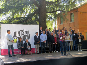 Presentaci&oacute; candidats de Junts per Catalunya a les eleccions municipals de Girona