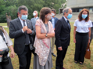 Homenatge en record de les v&iacute;ctimes de la Covid-19 al Parc de les Ribes del Ter