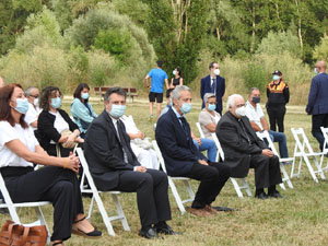 Homenatge en record de les v&iacute;ctimes de la Covid-19 al Parc de les Ribes del Ter