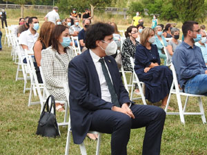 Homenatge en record de les v&iacute;ctimes de la Covid-19 al Parc de les Ribes del Ter
