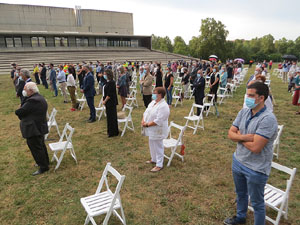 Homenatge en record de les v&iacute;ctimes de la Covid-19 al Parc de les Ribes del Ter