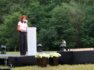 Homenatge en record de les v&iacute;ctimes de la Covid-19 al Parc de les Ribes del Ter