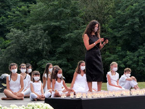 Homenatge en record de les v&iacute;ctimes de la Covid-19 al Parc de les Ribes del Ter