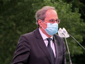 Homenatge en record de les v&iacute;ctimes de la Covid-19 al Parc de les Ribes del Ter