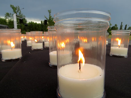 Homenatge en record de les v&iacute;ctimes de la Covid-19 al Parc de les Ribes del Ter